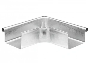 Žlabový roh hranatý 250 pozinkovaný