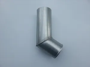 Koleno výtokové 100 letované pozinkované