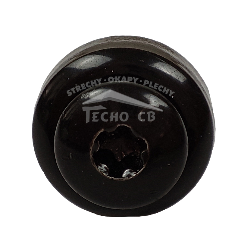 Klempířský šroub GTF P 4,8 x 35 mm pozinkovaný barvený / lakovaný hnědá RAL 8017 250ks