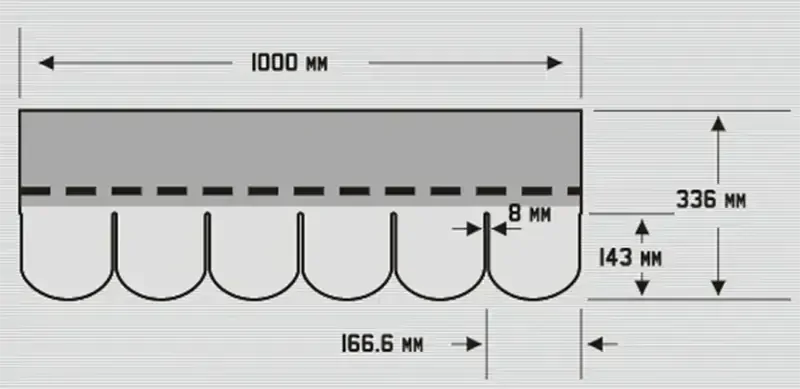IKO Superglass Biber (07)podvojná hnědá