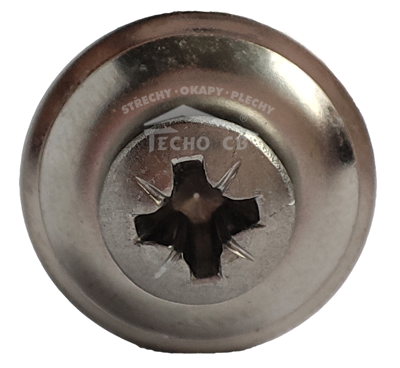 Klempířský šroub 4,5 x 25 mm nerezový