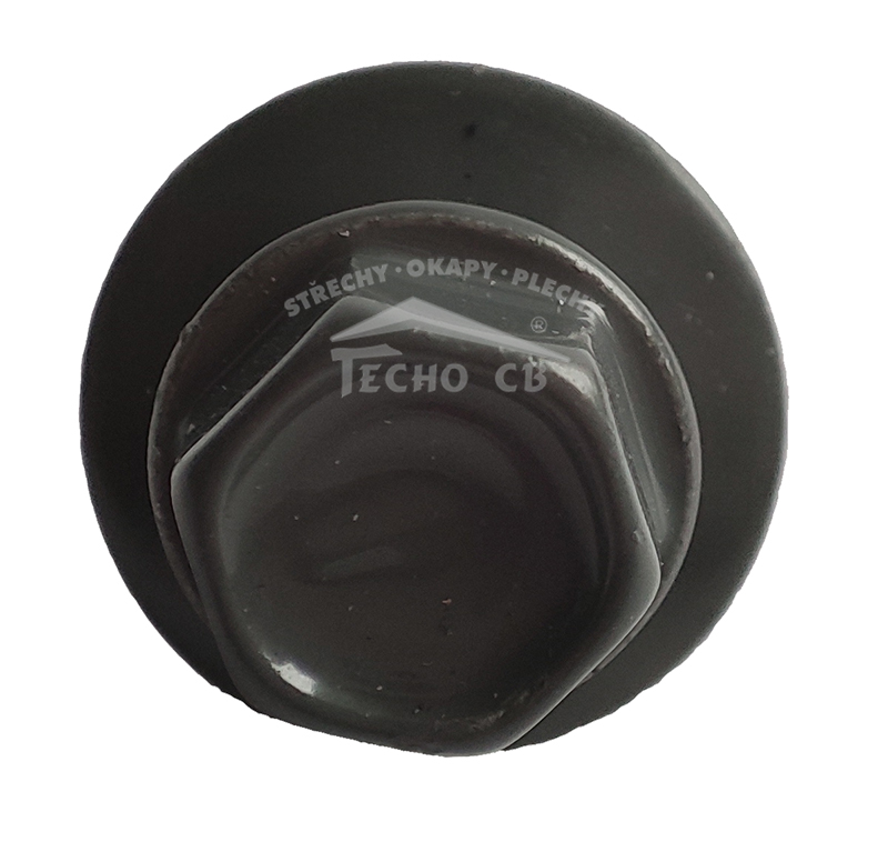 Farmářský šroub Tex 4,8 x 20 mm pozinkovaný barvený / lakovaný červená RAL 3011 20ks