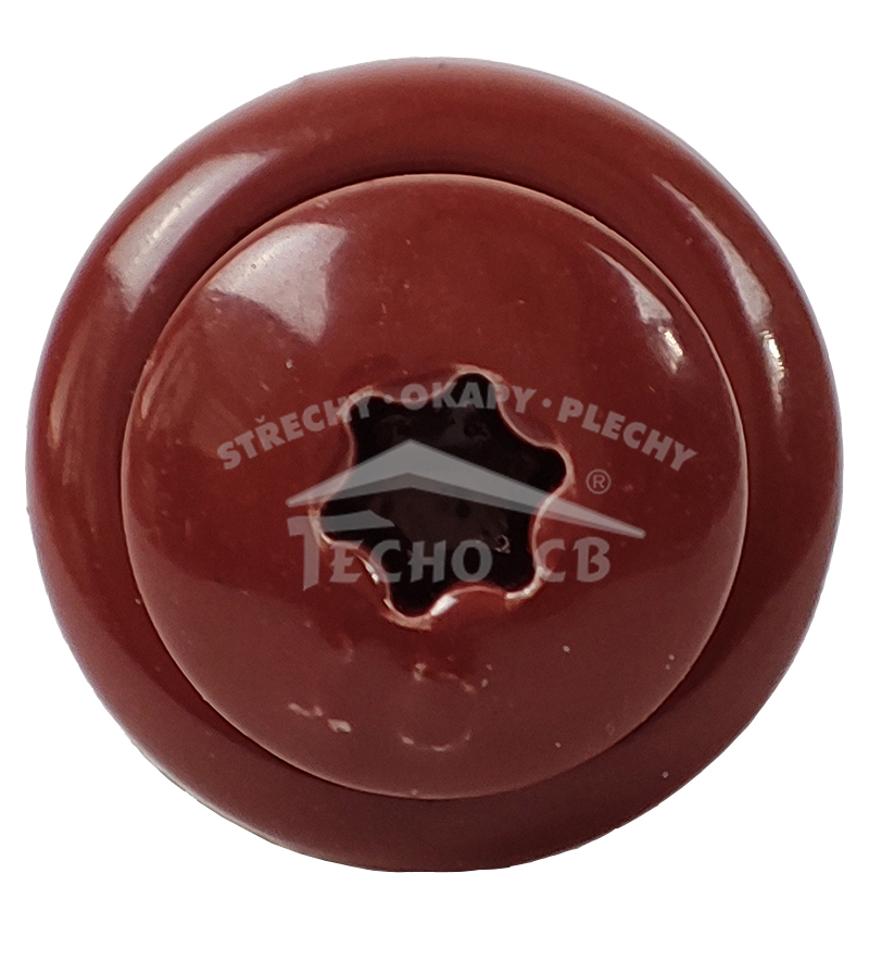 Klempířský šroub GTF P 4,8 x 35 mm pozinkovaný barvený / lakovaný hnědá RAL 8017 250ks