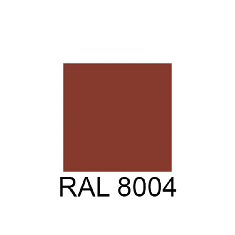 Plechová střešní krytina Evroklik PE 25- červenohnědá RAL 3009