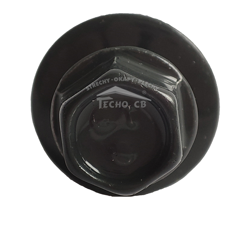 Farmářský šroub Tex 4,8 x 20 mm pozinkovaný barvený / lakovaný červená RAL 3011 20ks