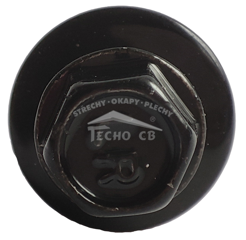 Farmářský šroub Tex 4,8 x 20 mm pozinkovaný barvený / lakovaný červená RAL 3011 20ks